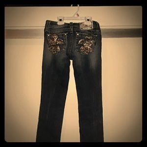 Girls size 12 miss me jeans